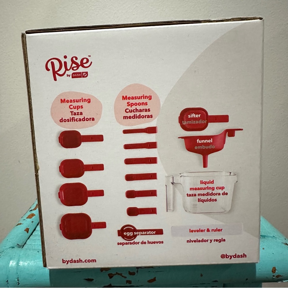 NEW Rise by Dash Essentials Measuring Set Red - Picture 6 of 8